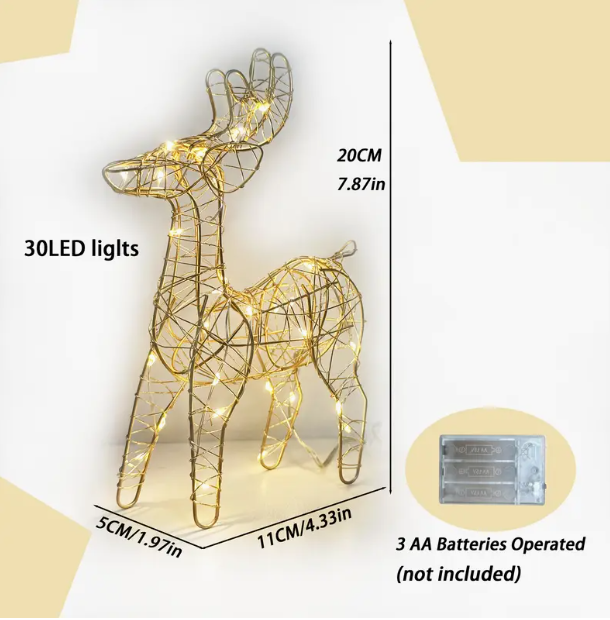 Гланцова Декорация „Елен“ от Чугун